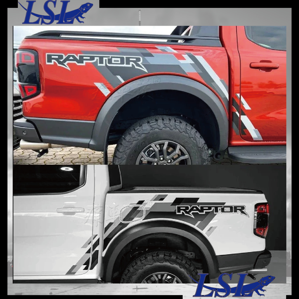 New Ford Ranger Raptor 2022-2024 body sticker | Shopee Malaysia