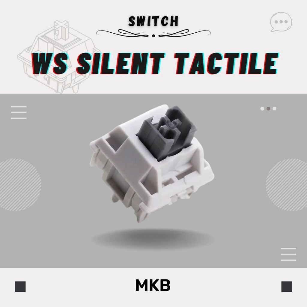 Wuque Studio WS Silent Tactile Switch For Mechanical Keyboards | Shopee ...