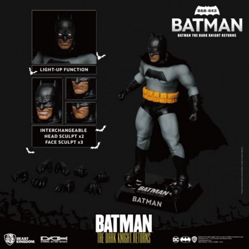 Batman DAH 011 – Beast Kingdom – Justice League – Échelle 1/9 – Figurine Collection – Occasion
