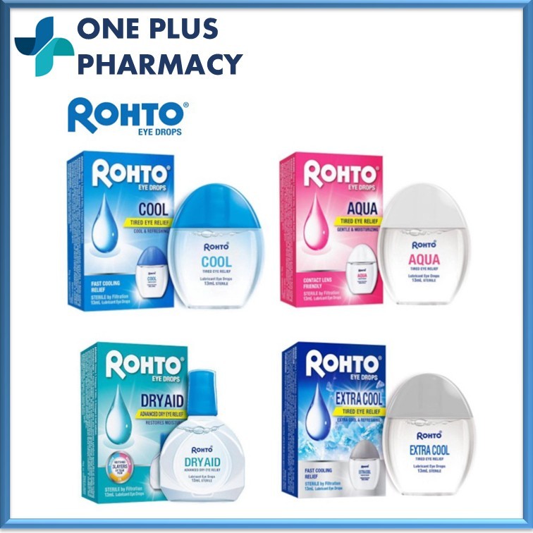 ROHTO EYE DROPS [Dry Aid / Dry Aid Advanced / Aqua / Cool / Extra Cool ...
