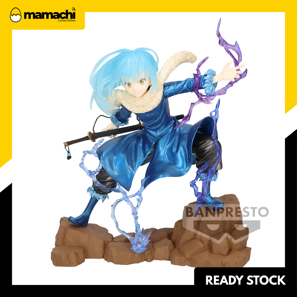 Figura Action Banpresto Rimuru Tempest, That Time I Got Reincarnated As A Slime, Versione Espresto Tempest Effect And Motions Color Speciale, 17 Cm - 2