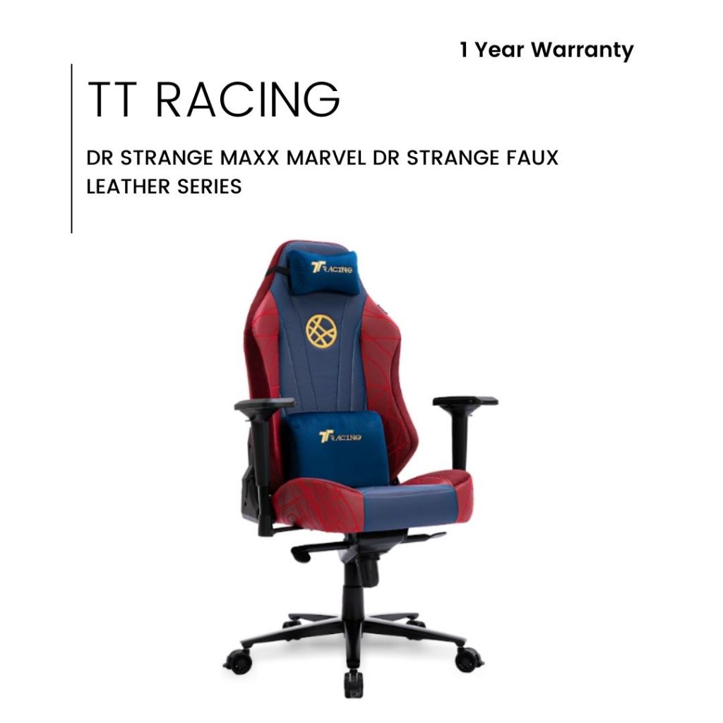 TT RACING-MAXX MARVEL DR STRANGE-FAUX LEATHER SERIES GAMING CHAIR ...