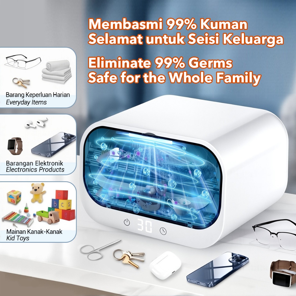 5W UV Disinfection Cabinet Baby Bottle Sterilizer Salon Beauty Nail ...