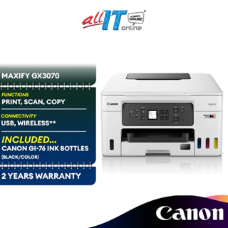 Canon Maxify GX3070 / Canon Maxify GX4070 All-in-One Wireless Inkjet Printer with Fax Auto Duplex Print for Businesses