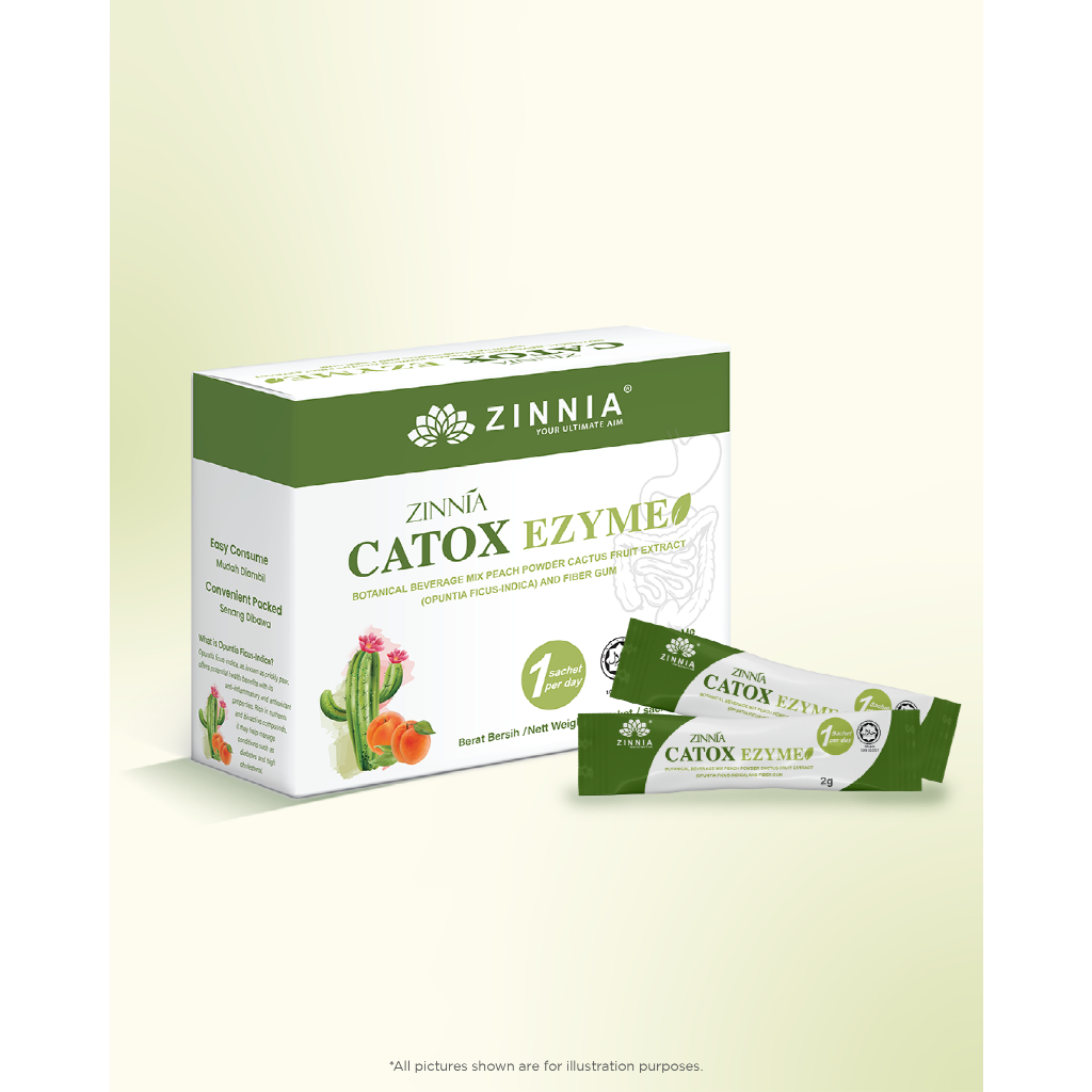 ZINNIA Catox Ezyme (14's x 1 Box) | Shopee Malaysia