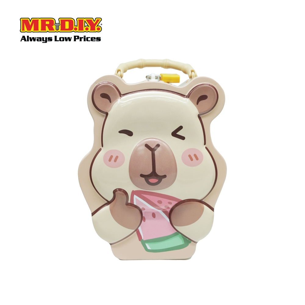 (MR.DIY) Steel Capybara Coin Bank (L19cm x W16cm x H6.5) | Shopee Malaysia