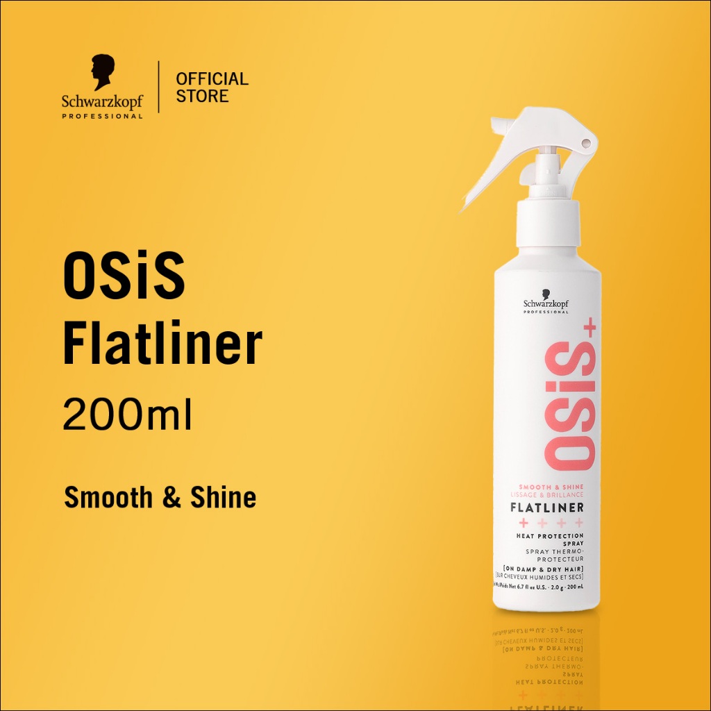 Schwarzkopf Professional OSiS Flatliner Heat Protection Spray Styling 