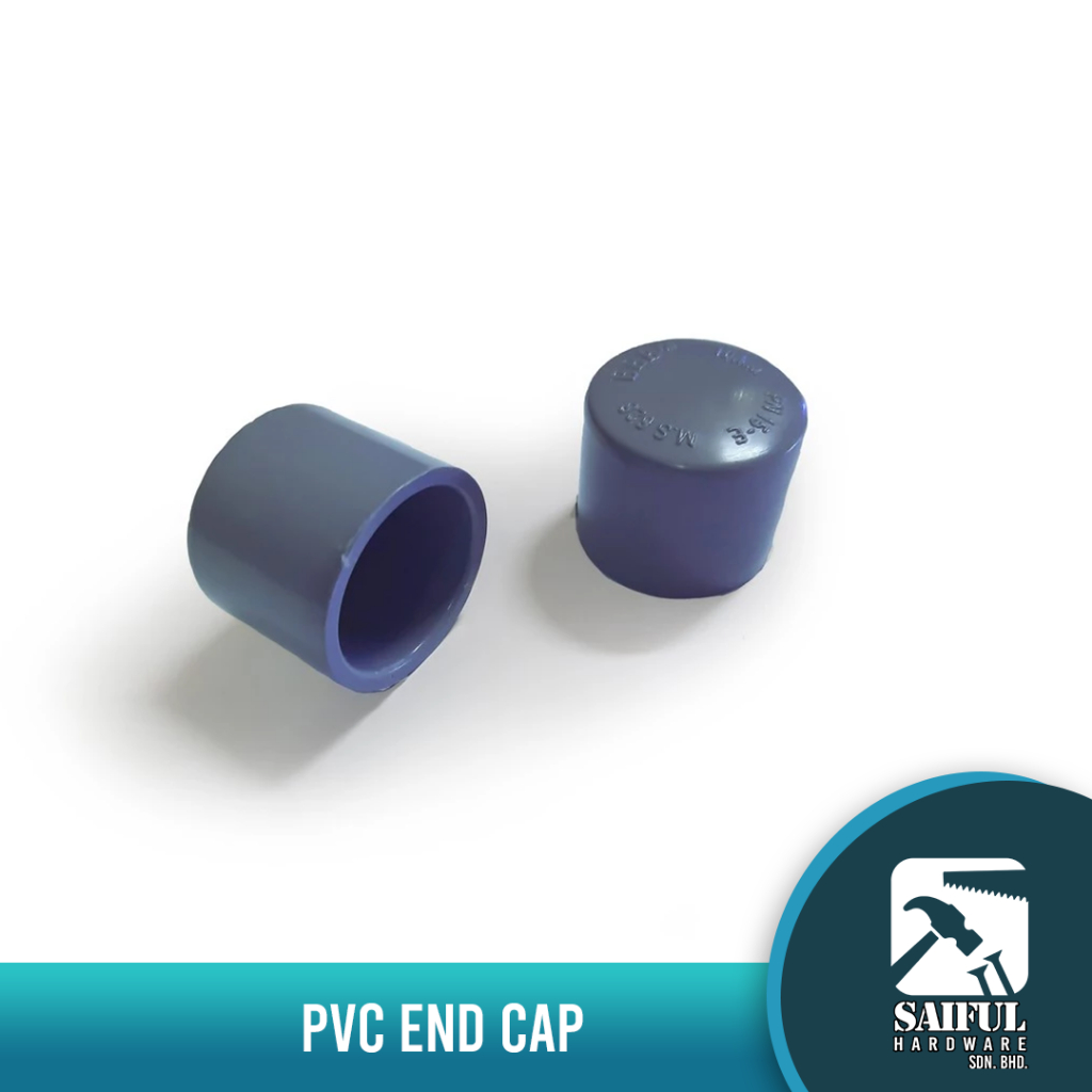 100MM (4") 155MM (6") PVC End Cap/ PVC Pipe Fitting End Cap | Shopee ...