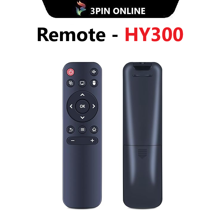 Replacement Remote Control For HY300 / HY320 / HY300Pro / HY300Pro HiFi Projectors – No Pairing Required, Infrared Technology, Easy To Use (Batteries Not Included