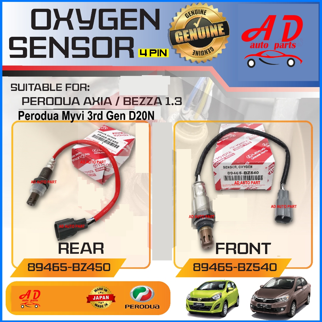 🔥Warranty 3month🔥NEW#JAPAN Front & Rear Oxygen Sensor Perodua Bezza 1.0 ...
