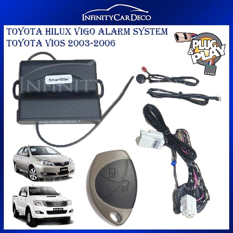 OEM Plug & Play Car Security Alarm System Compatible With Toyota Hilux ...