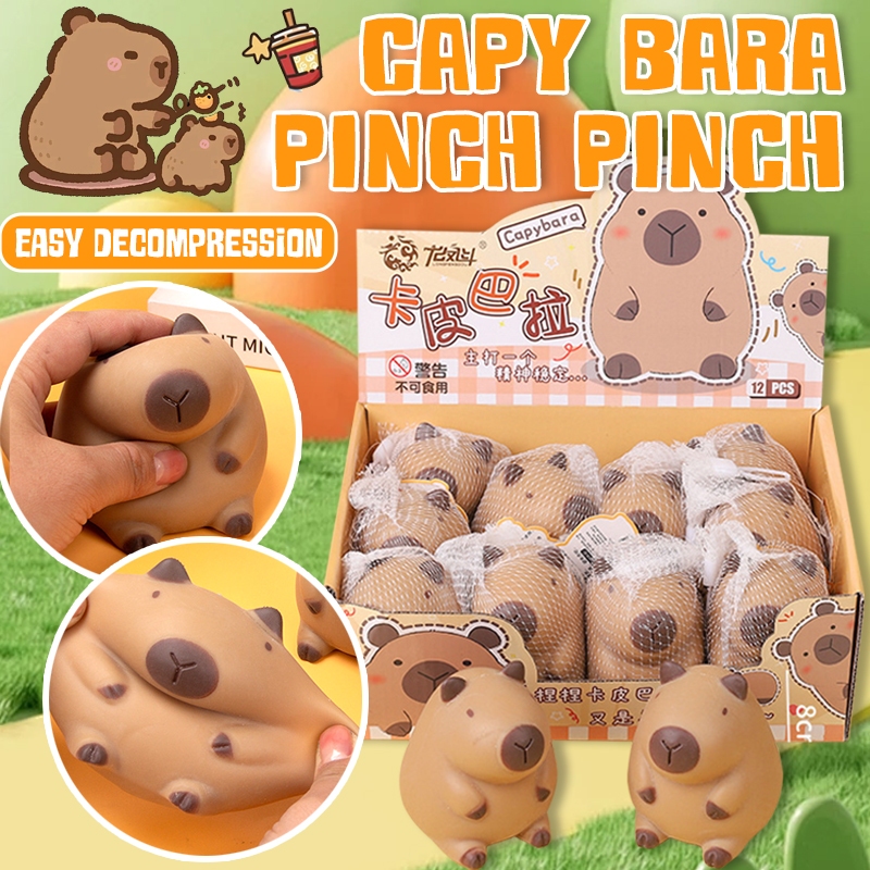 Capybara Squishy Toys Cute Squeeze Stress Relief Creative Children ...