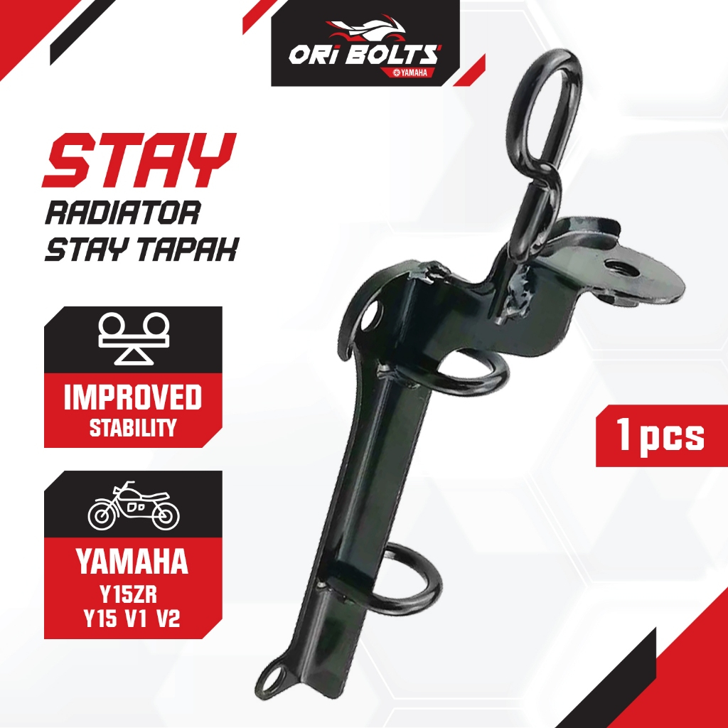 2PV-E2443-00 Yamaha Original Y15ZR Y15 (0108) V1 V2 Radiator Stay Tapak ...