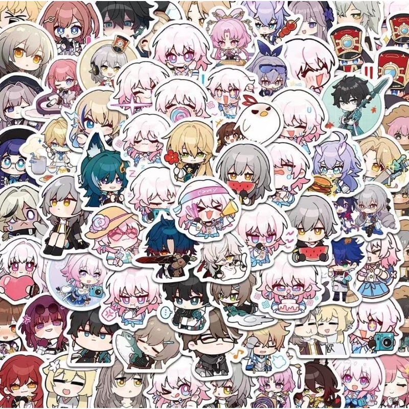 Honkai Star Rail Sticker Cute Sticker Game DIY Decorative Mobile Phone ...