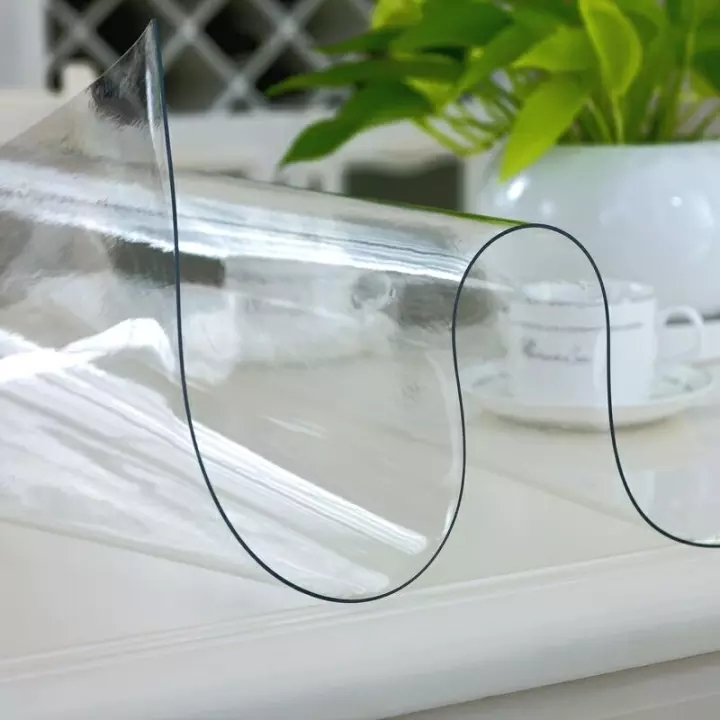 Table Mat Protector PVC Soft Crystal Glass Waterproof Cover Customized ...