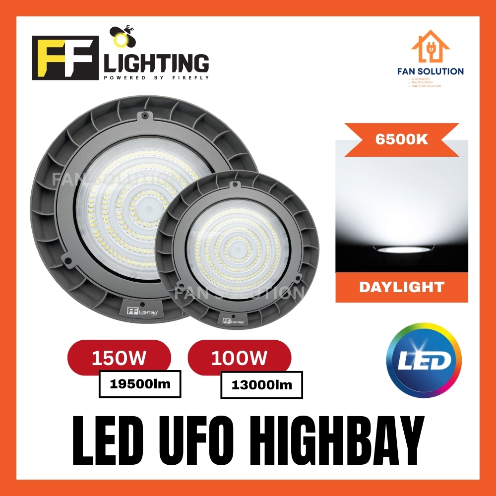 FFL LED UFO HIGHBAY 100W/150W DAY LIGHT FF LIGHTING WAREHOUSE ...