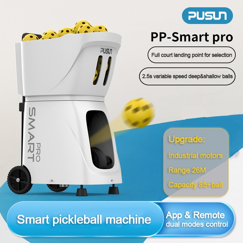 PUSUN PP-Smart Pro Pickleball Machine pickleball training remote ...