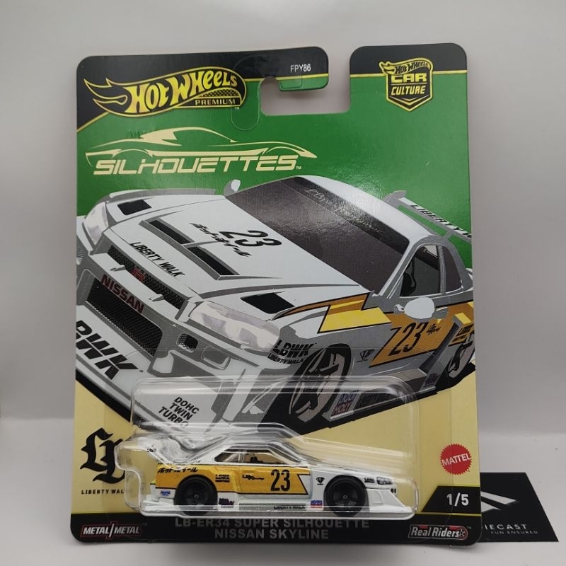 HotWheels Silhouette LBWK Nissan Skyline GT R 34 Japan sticker | Shopee ...