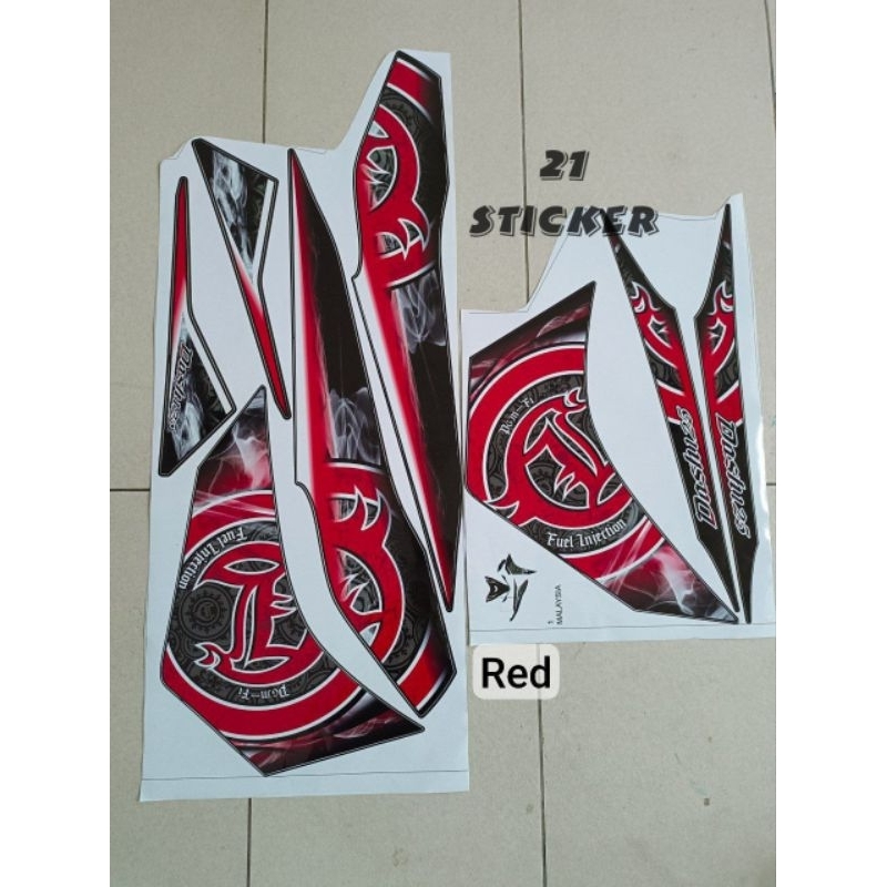 STICKER HONDA DASH V2 V3 V4 V5 EDITION BATIK/EXCITER RC | Shopee Malaysia