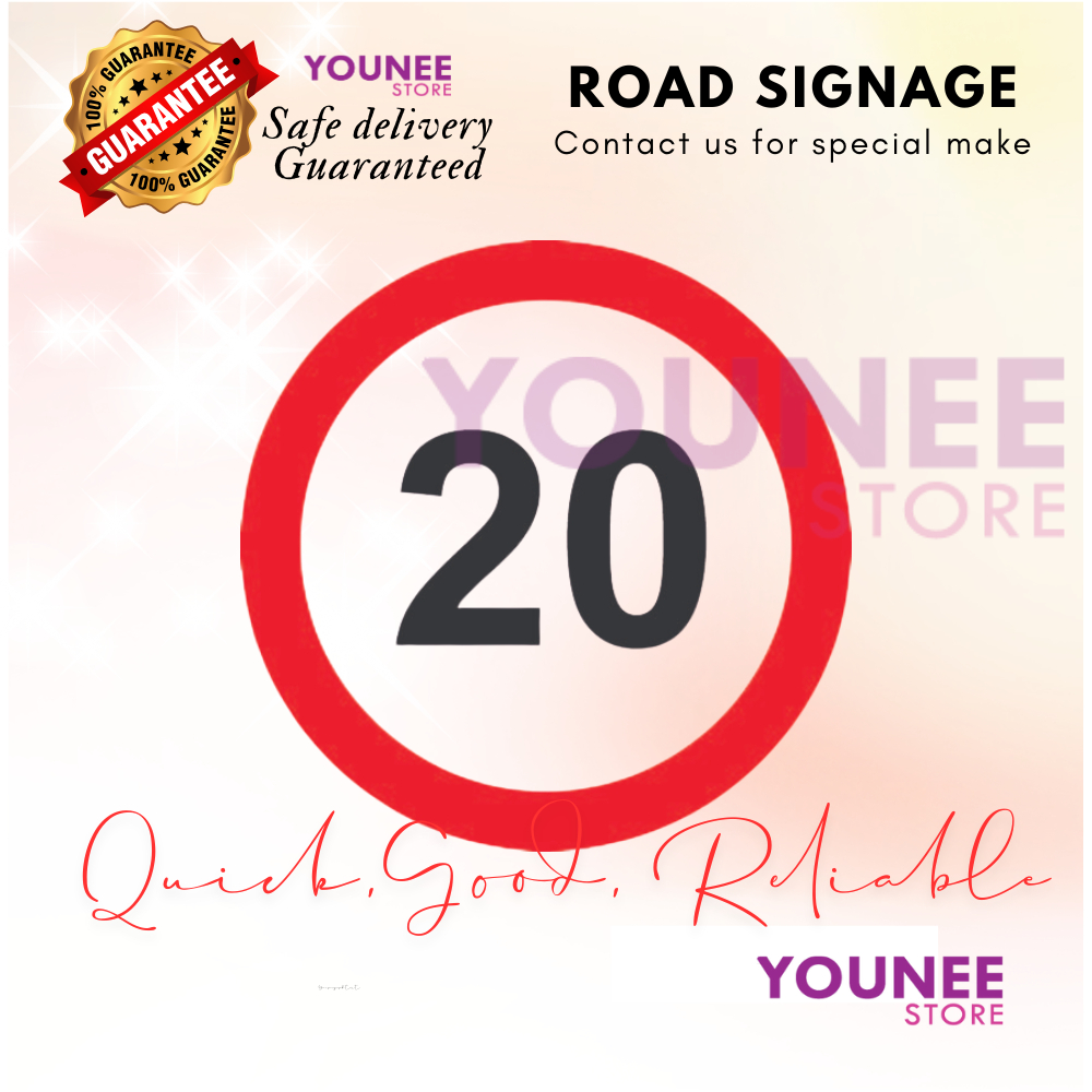 20 kmj jkr road sign, signboard pandu pelahan 20 kmj , jkr road sign ...