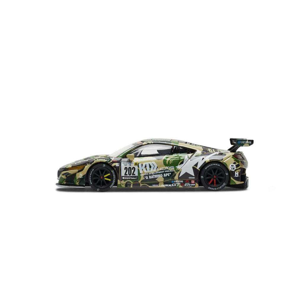 PopRace 1/64 Honda NSX GT3 EVO22 KCMG Bathing APE PR640027