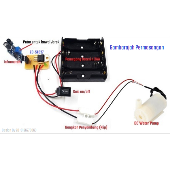 PROJEK RBT HANDWASH AUTOMATIK (basuh tangan automatik) | Shopee Malaysia