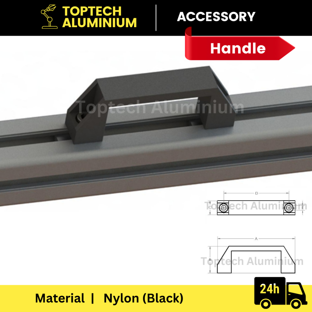 [Ready Stock/Fast Delivery]Nylon Handle for Aluminium Profile ...