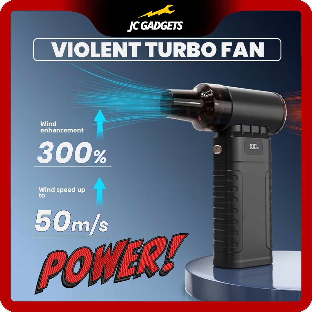 Mini Portable Turbo Violent Fan Blower Outdoor Super High Speed RPM Jet ...