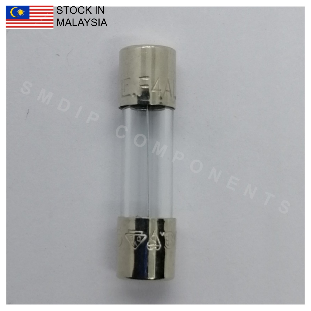 50pcs 5mm X 20mm Glass Tube Fuses – T1A 250V Slow Blow 1Amp – Unbranded/Generic