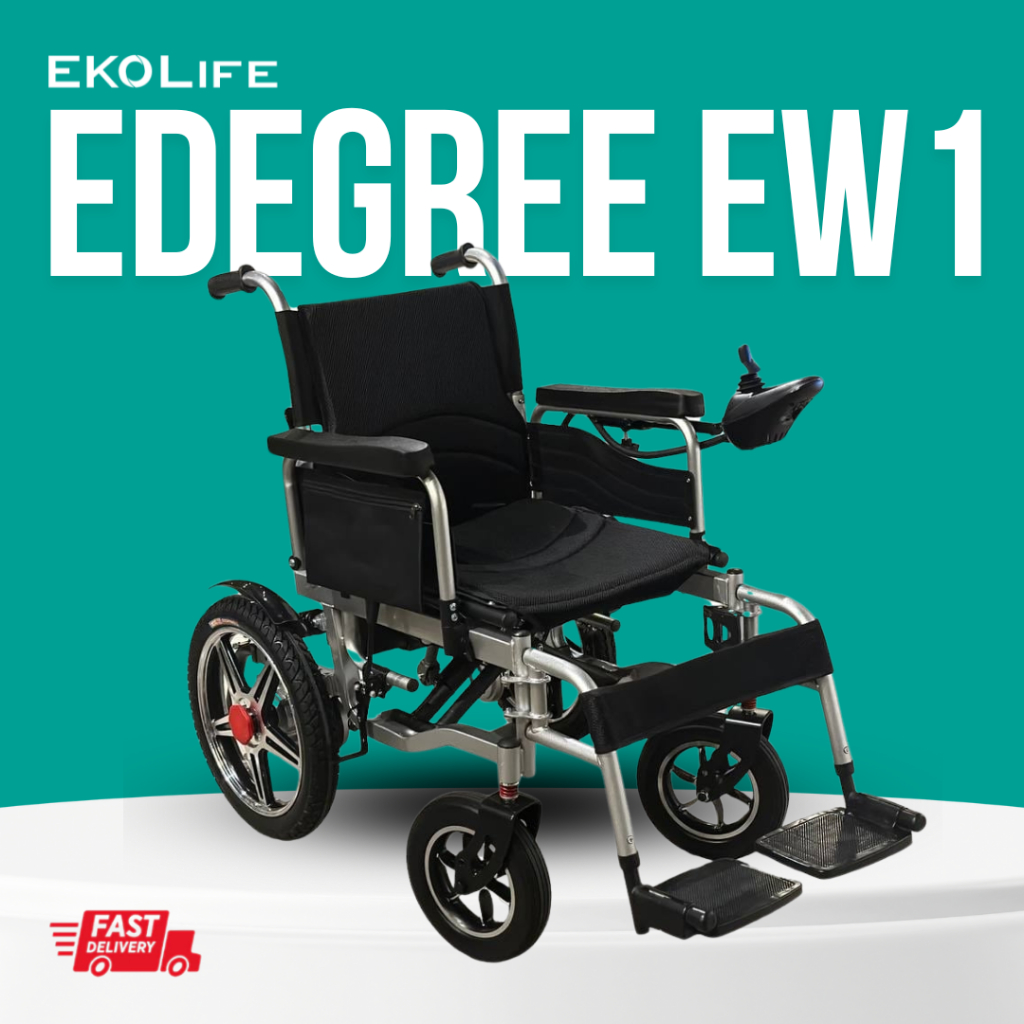 🔥Local Seller Malaysia🔥eDegree EW1 Heavy Duty Electric Wheelchair ...