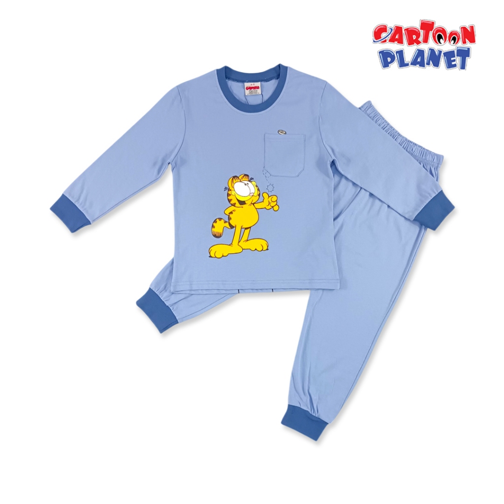 Garfield Children Long Sleeves Pyjamas PJC007 | Shopee Malaysia