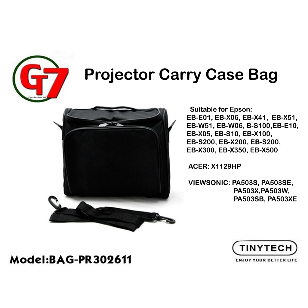 TINYTECH SOFT CARRY PROJECTOR BAG FOR EPSON/ACER/VIEWSONIC (BAG ...