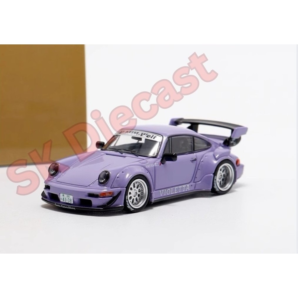 Porsche RWB 964 Hekigyoku in Metallic Purple 1:64 Scale Diecast – Big Boy Toys