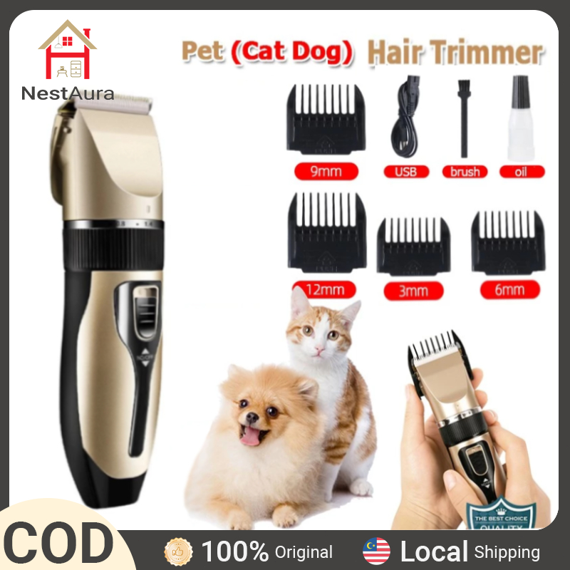 Professional Rechargeable Pet Shaver Razor Set Cordless hair clipper ...