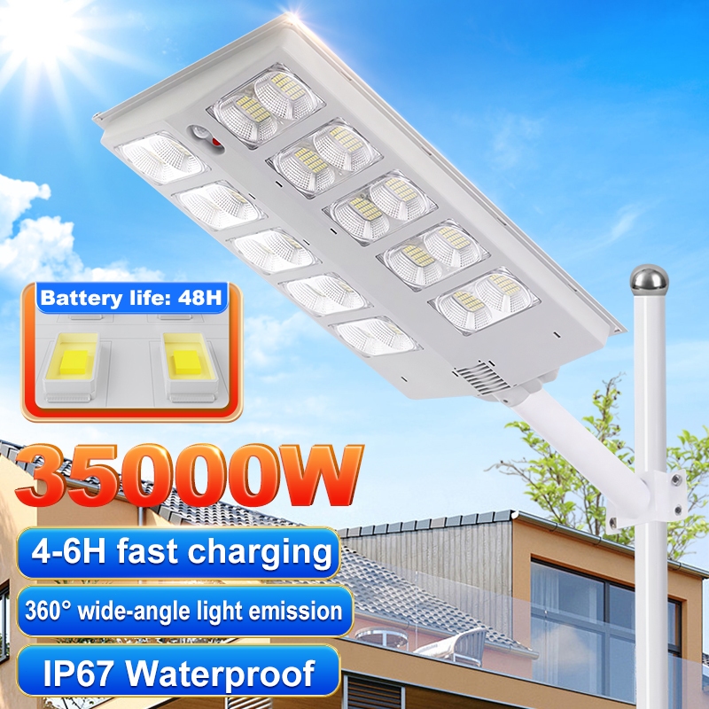 Street Light Solar 40000W Upgrade LED Lampu Solar Jalan Waterproof ...
