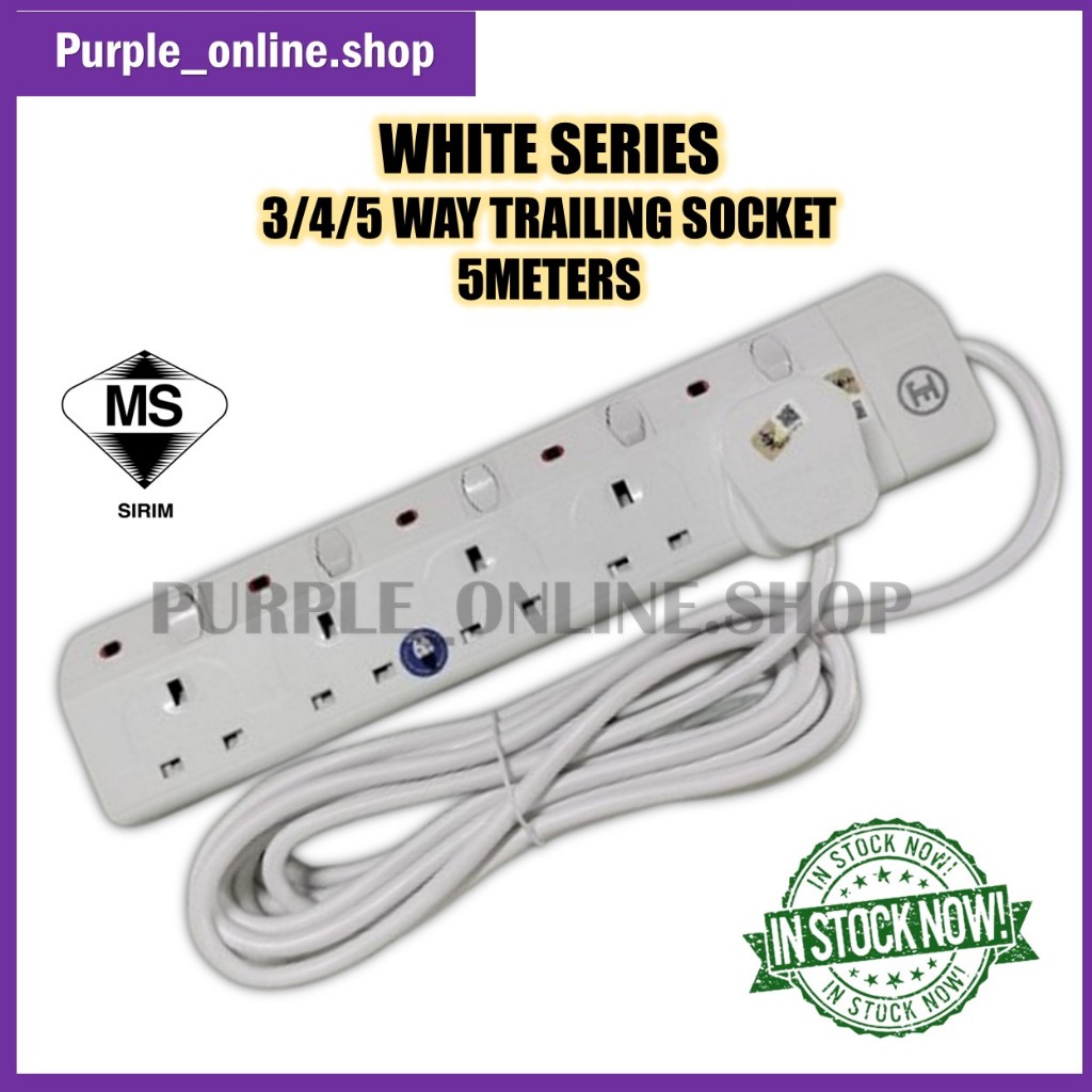 socket Extension Plug Socket Trailing Socket 2 Gang 3 Gang 4 Gang 5 ...