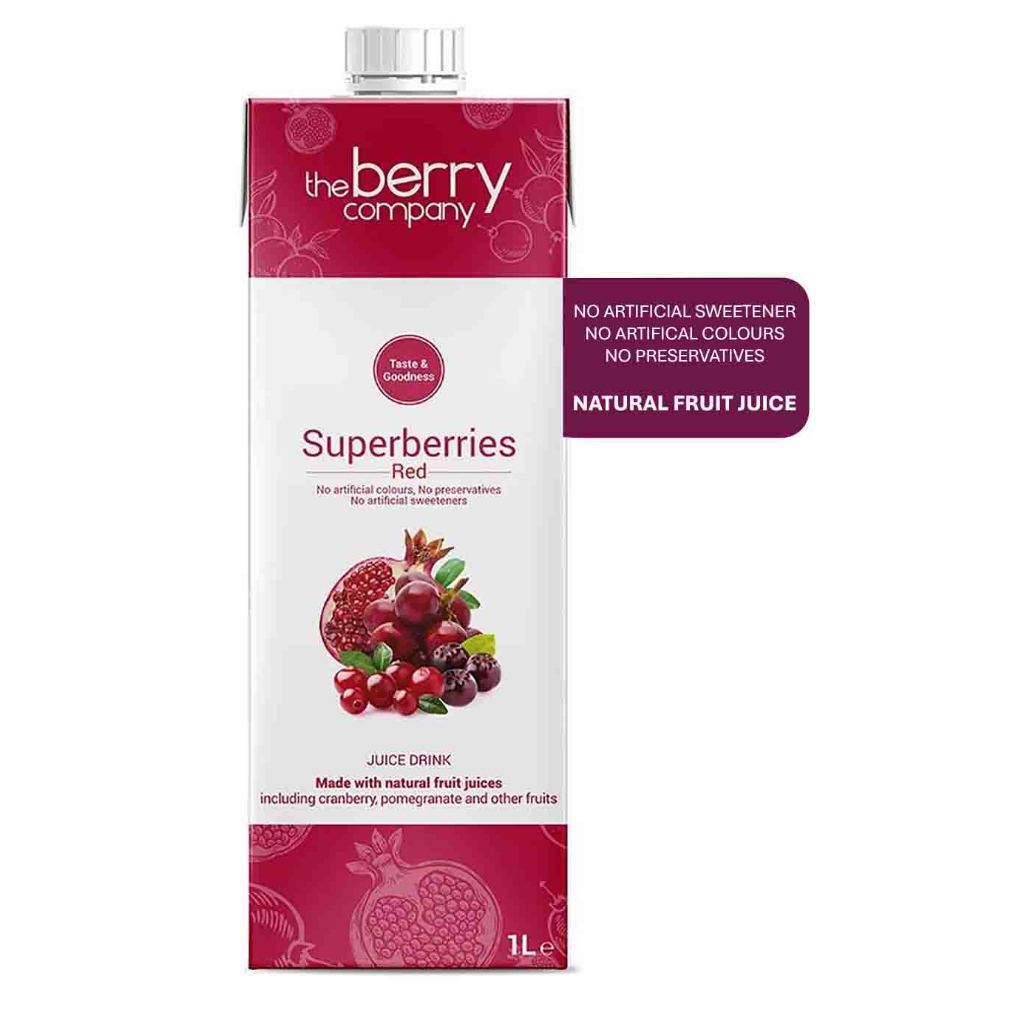 The Berry Company Superberries Red Juice Blend 1L (UK) NO ARTIFICIAL ...