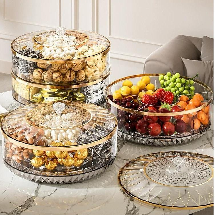 RAYA Bekas Kuih Raya 7 in 1 Compartment Plate Dried Fruit Box With Lid ...