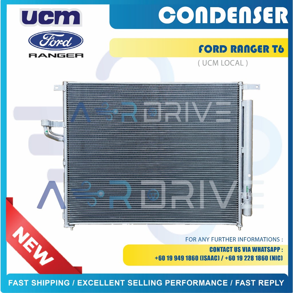 UCM LOCAL NEW FORD RANGER T6 2013 CONDENSER 20024 | Shopee Malaysia