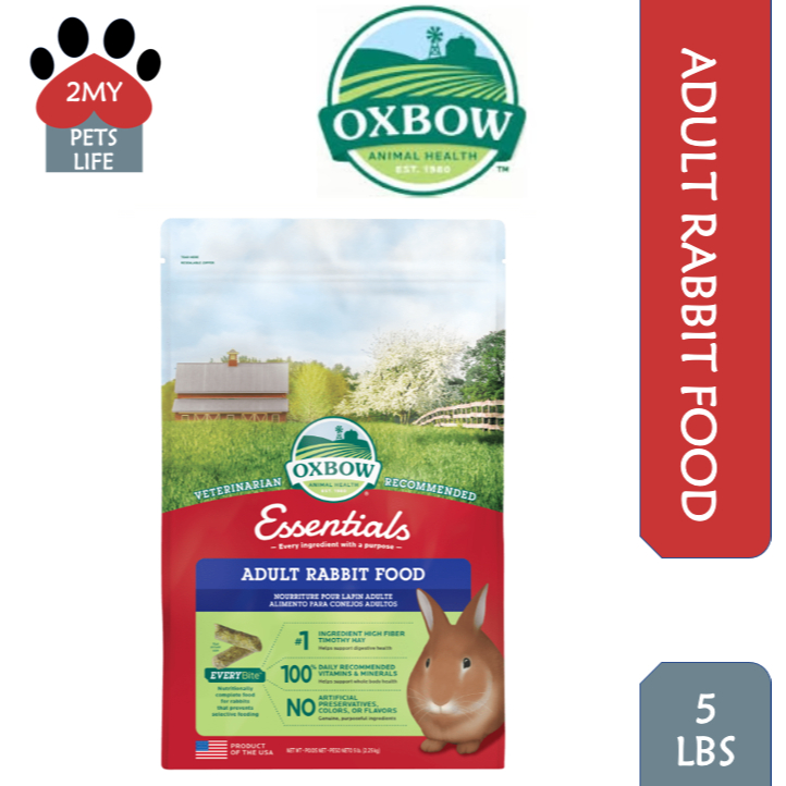 OXBOW ESSENTIALS ADULT RABBIT FOOD 5LBS | Shopee Malaysia