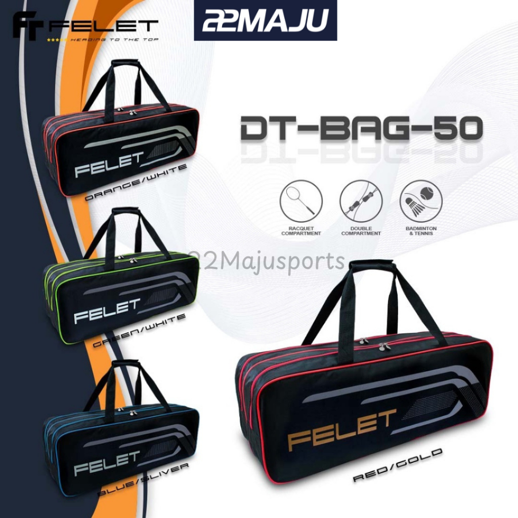 Felet Double Bag Series Double Zip - High Quality Cheap Badminton Bag ...
