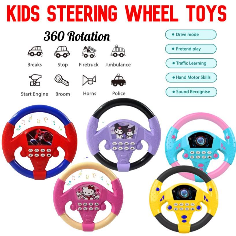 #Readystock Mainan Roda Stereng Kereta Muzik Pintar Pendidikan Awal ...
