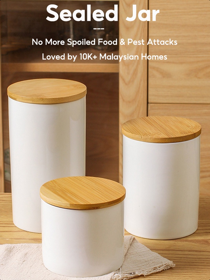 Sealed Food Storage Jars | Moisture & Bug-Proof Storage for Coffee ...