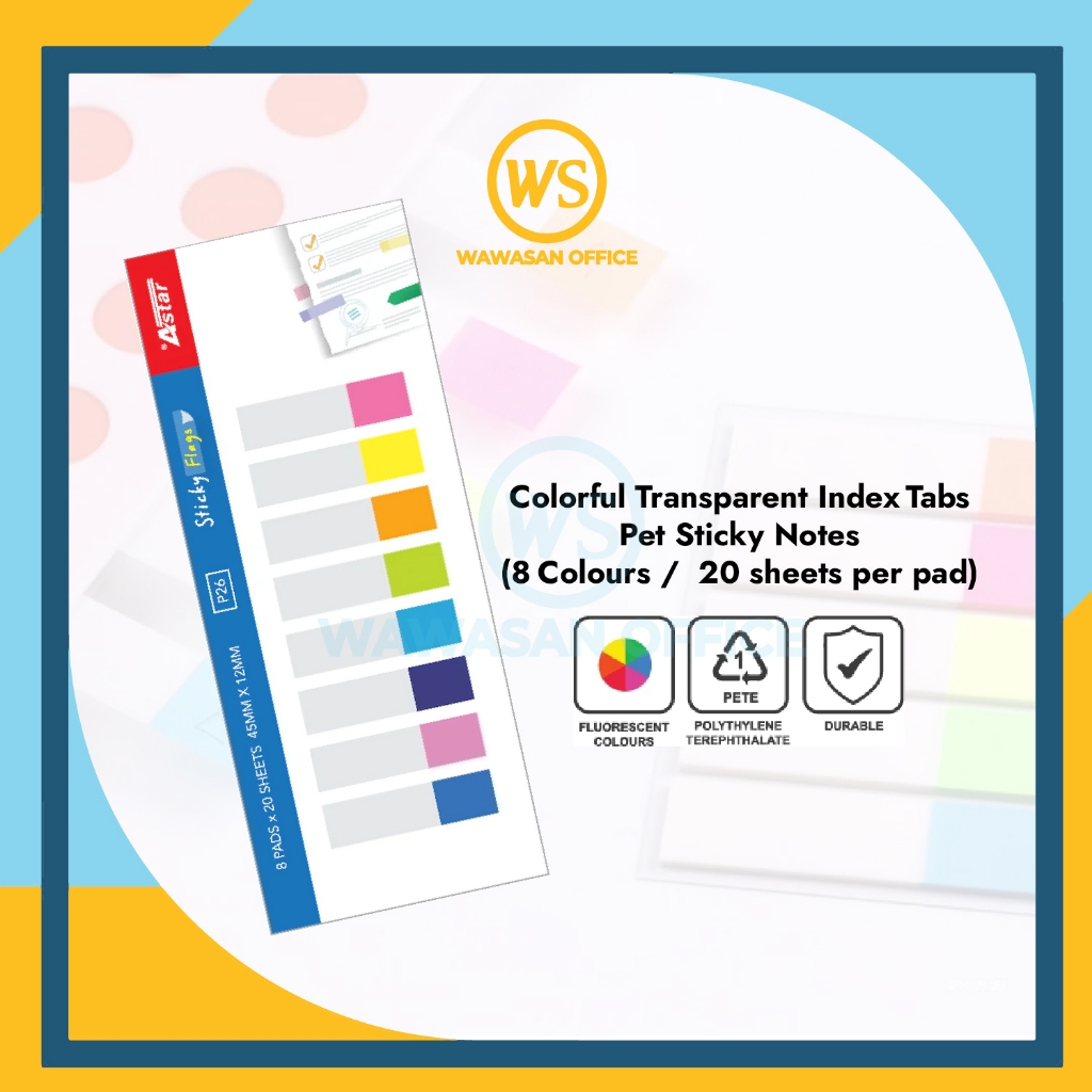 Index Sticker Label / Sticky Flag / Index Sticky Note / Sticky Notes ...