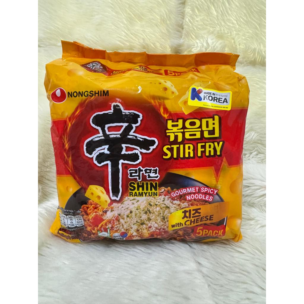 MURAH & HALAL!! Nongshim Shin Ramyun Ramen Stir Fry Cheese 5’s | Shopee ...