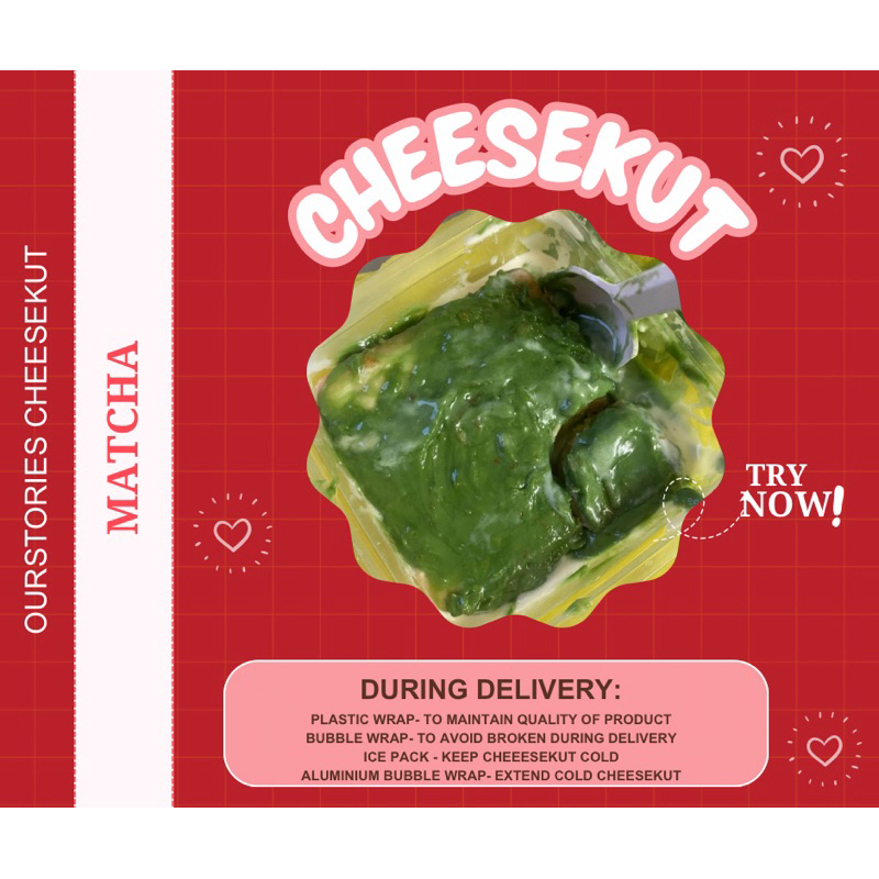 Our stories cheesekut (MATCHA) | Shopee Malaysia
