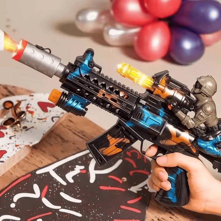 New Model Submachine Gun Toys With Spray Sound And Light | Shopee Malaysia