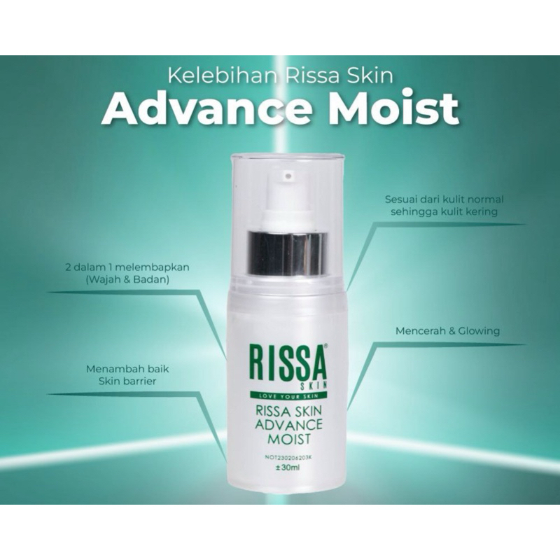 RISSASKIN : ADVANCE MOIST (PELEMBAP KULIT) | Shopee Malaysia