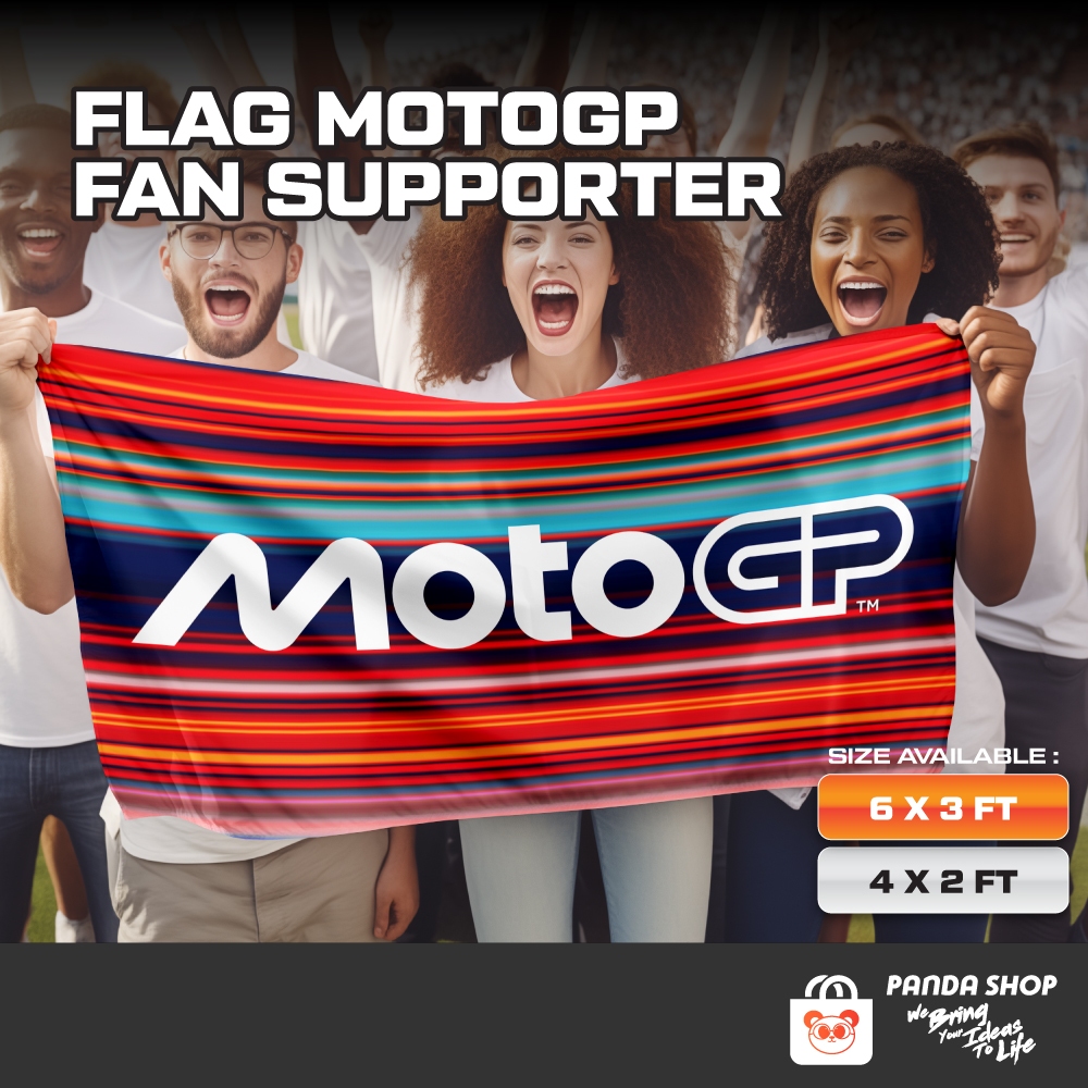 FLAG MOTOGP FAN SUPPORTER | RACING EVENT | BIKE & RACE ENTHUSIAST GIFT ...