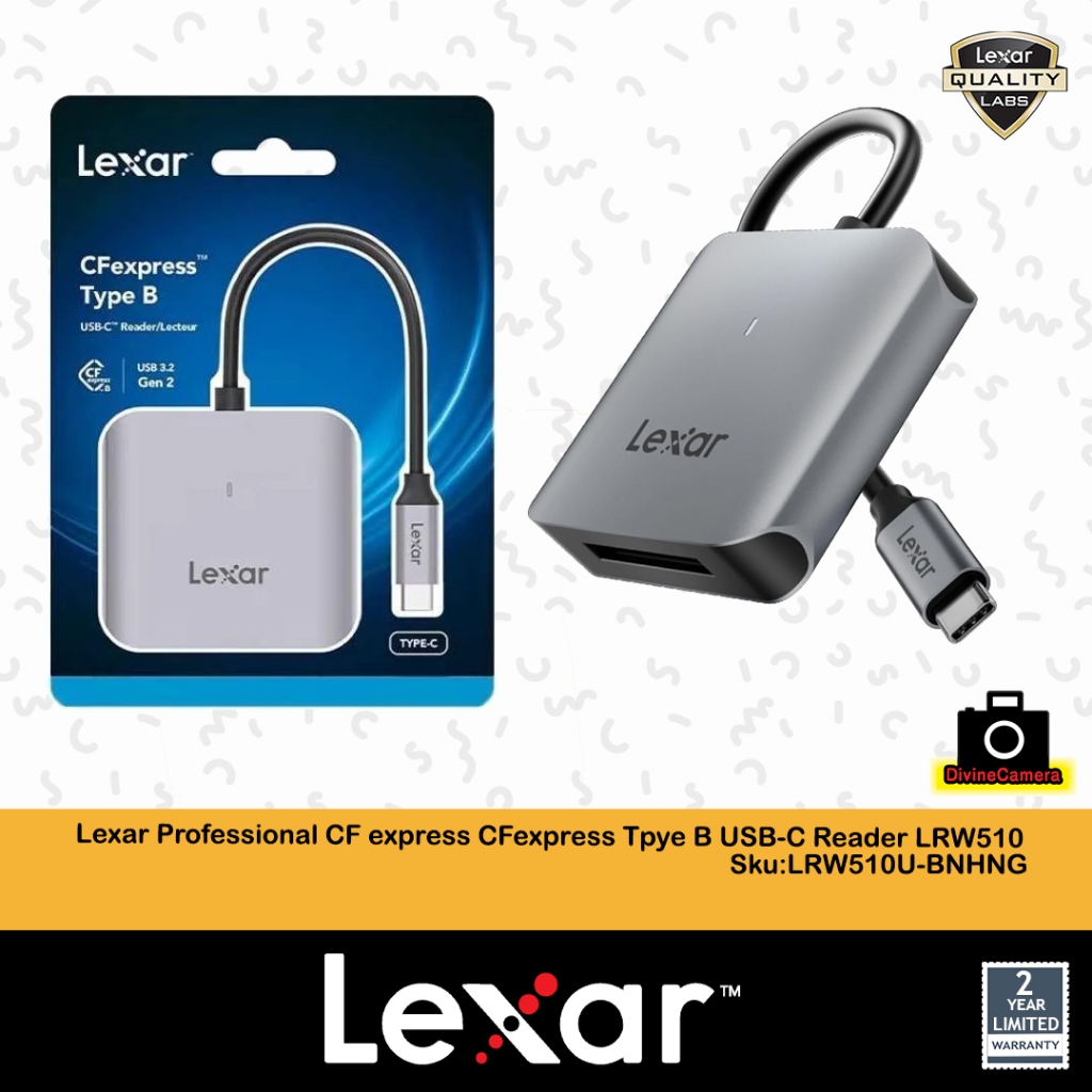 Lexar Professional CF express CFexpress Tpye B USB-C Reader LRW510 ...